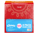 Kleenex día a día 600 pañuelos multipack rojo